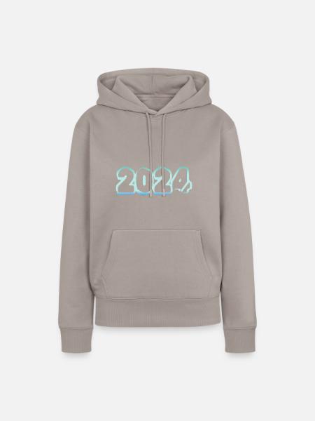 2024 - Frauen Premium Bio Hoodie - Taupe
