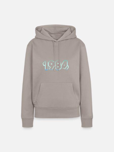 Eisblock 1984 - Frauen Premium Bio Hoodie - Taupe