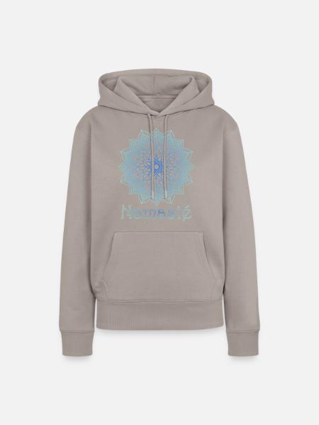 Namasté - Frauen Premium Bio Hoodie - Taupe