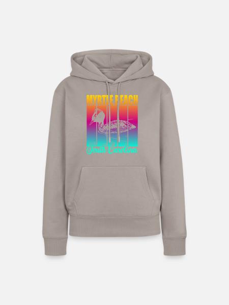 Myrtle Beach South Carolina - Frauen Premium Bio Hoodie - Taupe