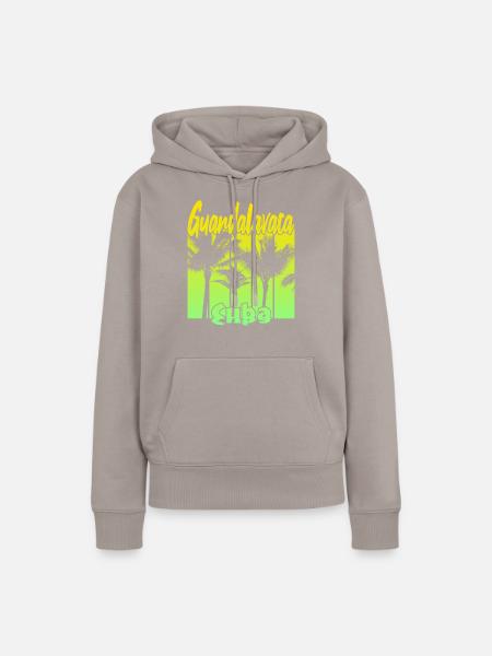 Guardalavaca Cuba - Frauen Premium Bio Hoodie - Taupe