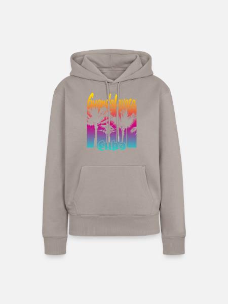 Guardalavaca Cuba - Frauen Premium Bio Hoodie - Taupe