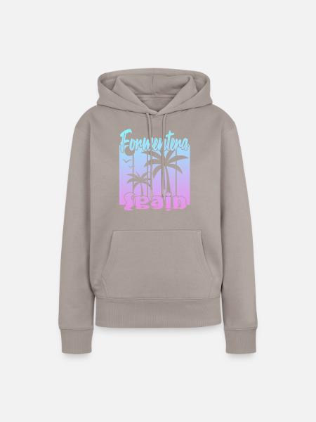 Formentera Spain - Frauen Premium Bio Hoodie - Taupe