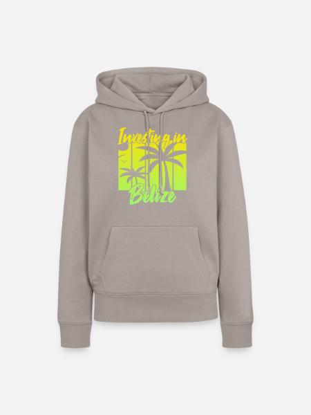 Investing in Belize - Frauen Premium Bio Hoodie - Taupe