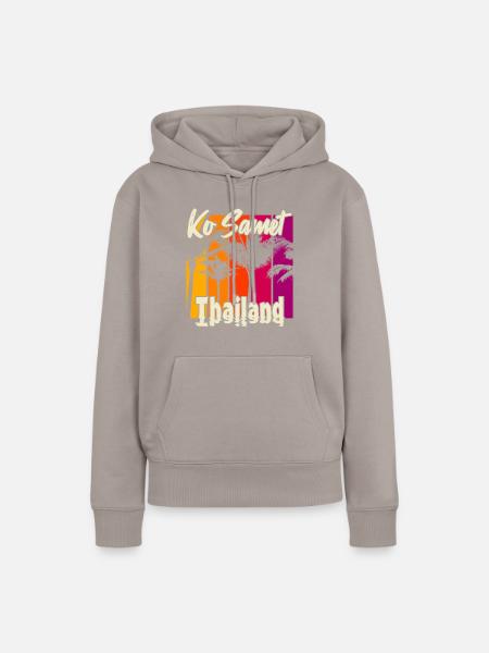 Ko Samet Thailand - Frauen Premium Bio Hoodie - Taupe
