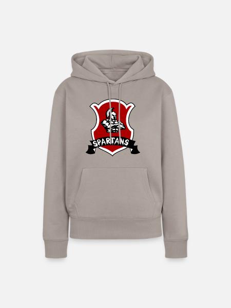 Spartaner - Frauen Premium Bio Hoodie - Taupe