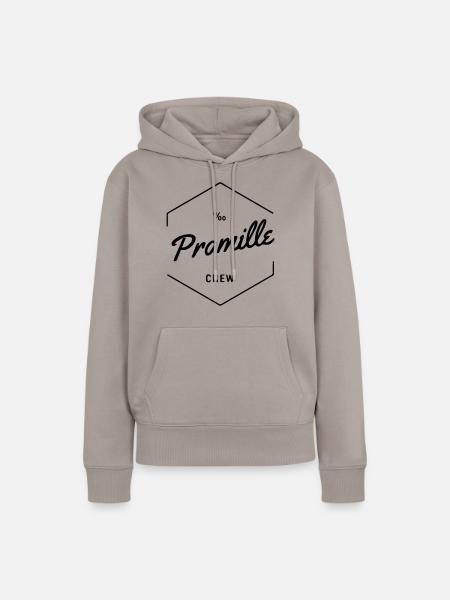 promille - Frauen Premium Bio Hoodie - Taupe