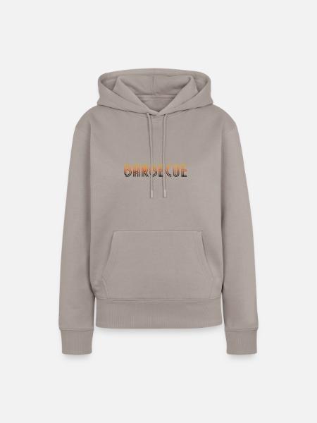 barbecue, Geschenk, Geschenkidee - Frauen Premium Bio Hoodie - Taupe