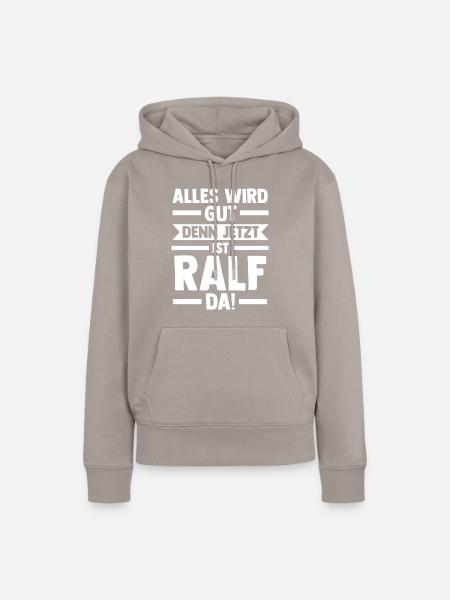 Ralf - Frauen Premium Bio Hoodie - Taupe