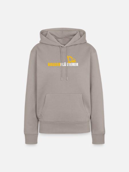 Baggerführer Baggerfahrer - Frauen Premium Bio Hoodie - Taupe