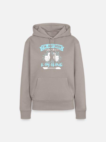 Kayaking - Frauen Premium Bio Hoodie - Taupe