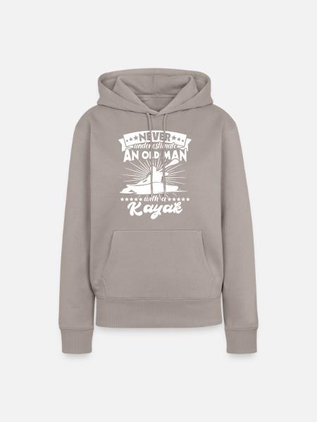 Kayaking - Frauen Premium Bio Hoodie - Taupe
