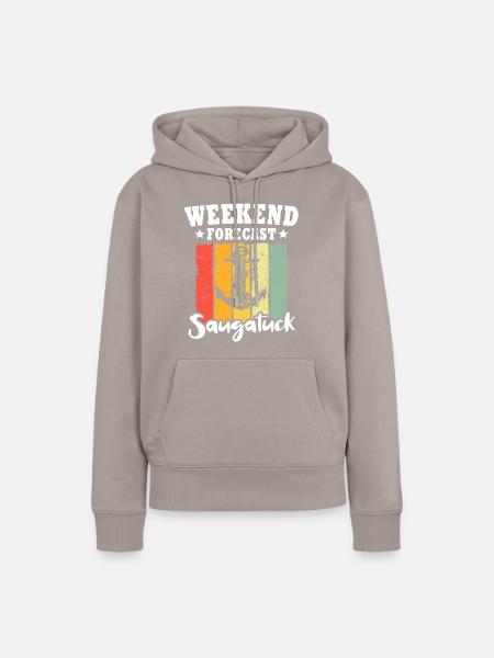 Saugatuck Michigan - Frauen Premium Bio Hoodie - Taupe