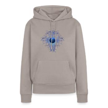 Machine Learning AI Deep Learning Programmer - Women’s Premium Organic Hoodie - taupe - Front - Julia (174cm)