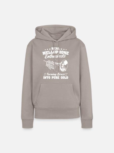 Brass Player Trumpets - Frauen Premium Bio Hoodie - Taupe