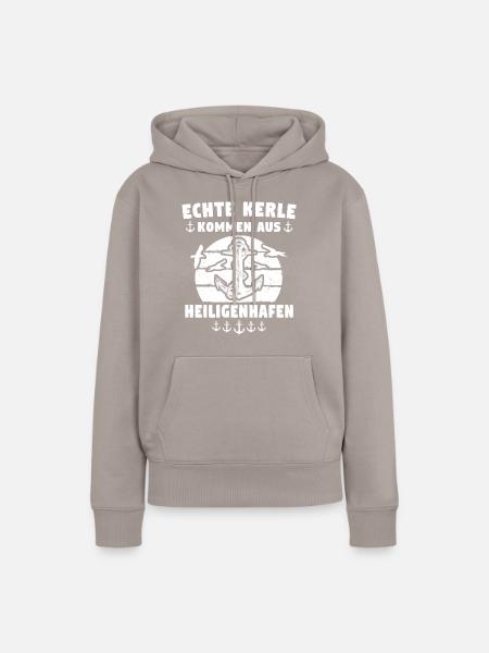 Heiligenhafen Heiligenhafener - Frauen Premium Bio Hoodie - Taupe