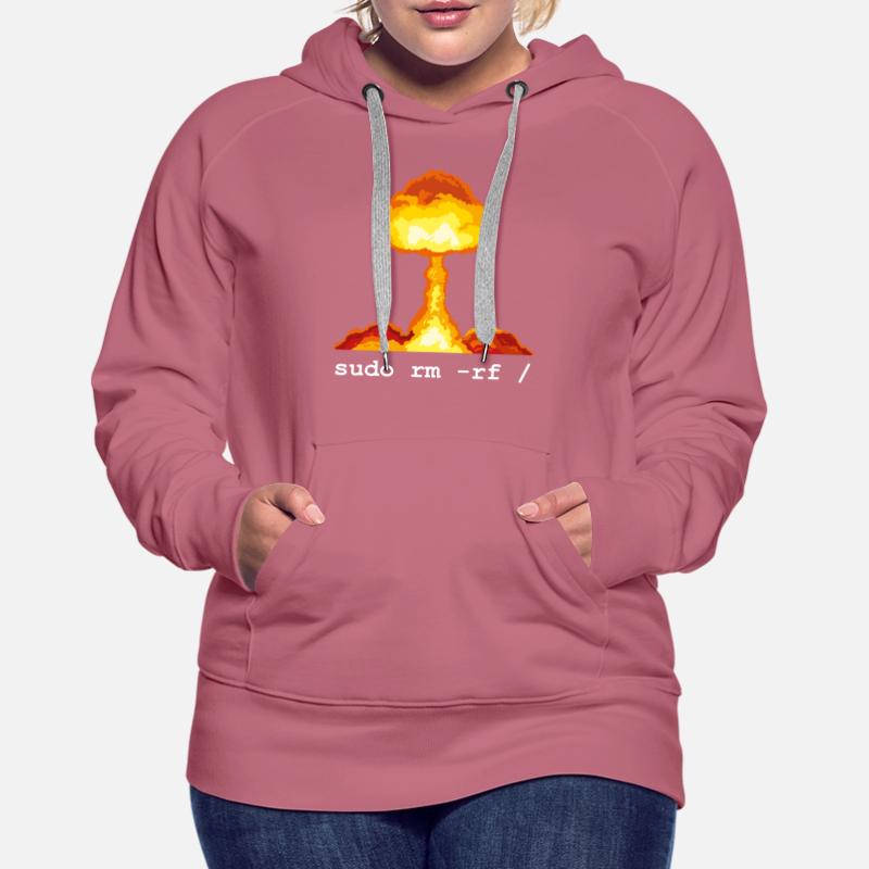 Linux Funny Linux Command Sudo RM RF pour Homme Sweat à capuche Premium bio Femme