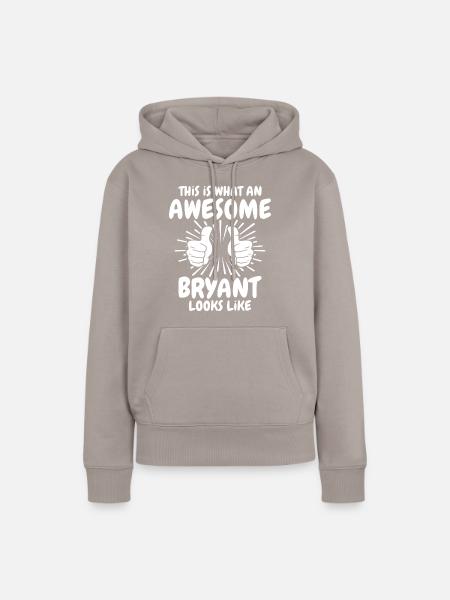 Bryant - Frauen Premium Bio Hoodie - Taupe