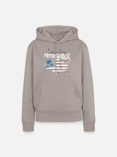 Friyayaholic US - Frauen Premium Bio Hoodie - Taupe