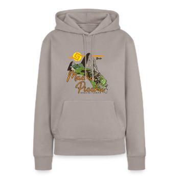 Machu Picchu-Cuzco Peru - Frauen Premium Bio Hoodie - Taupe - Vorne - Julia (174cm)