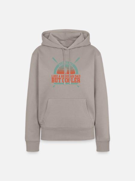 Rowing Dad - Frauen Premium Bio Hoodie - Taupe