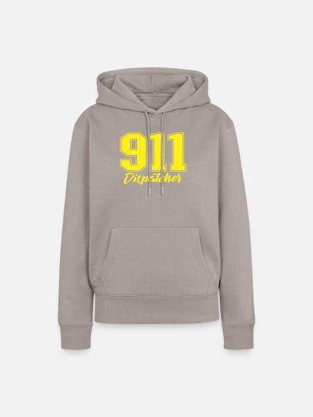 Dispatcher Notruf Dispatcher - Frauen Premium Bio Hoodie - Taupe