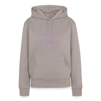 Knackige 45 Geburtstag witzig - Frauen Premium Bio Hoodie - Taupe - Vorne - Julia (174cm)