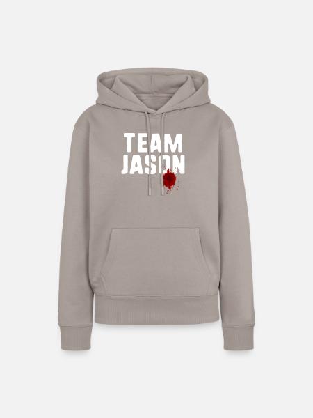 Team Jason - Frauen Premium Bio Hoodie - Taupe