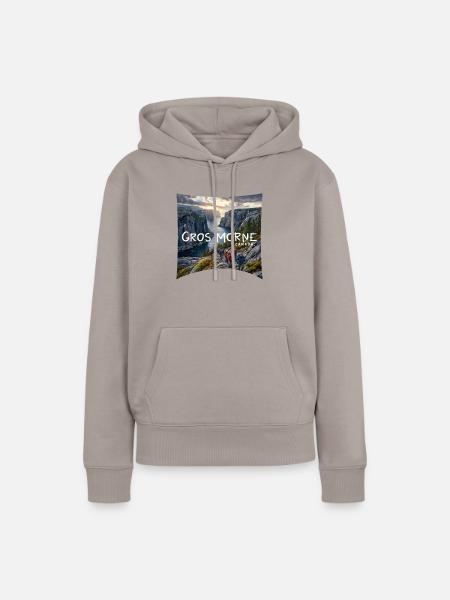 Gros Morne Canada - Frauen Premium Bio Hoodie - Taupe