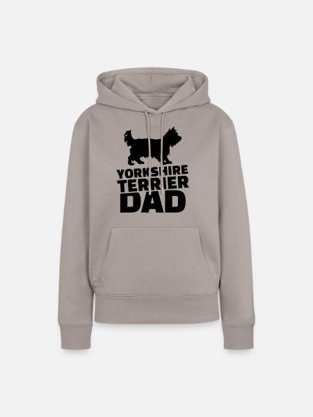 Yorkshire Terrier - Frauen Premium Bio Hoodie - Taupe