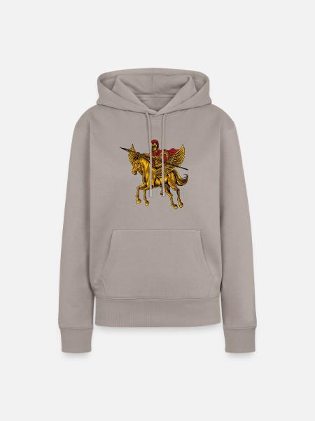 Bellerophon - Frauen Premium Bio Hoodie - Taupe