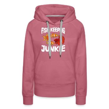 Aquaristics, Fish farming, Aquarists - Women’s Premium Organic Hoodie - mauve - Front - Isabella (175cm)