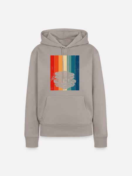 Waffel machen Waffeleisen - Frauen Premium Bio Hoodie - Taupe