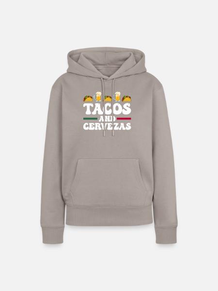 Cinco de Mayo - Frauen Premium Bio Hoodie - Taupe