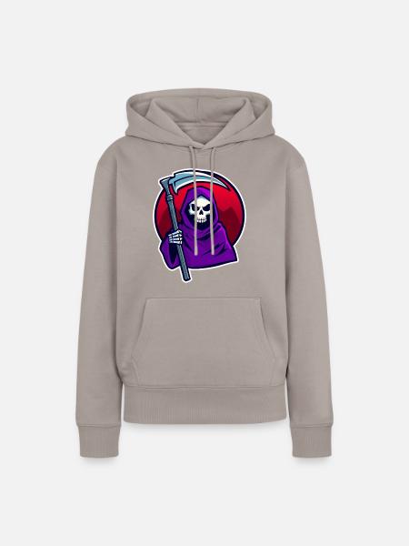 Reaper - Frauen Premium Bio Hoodie - Taupe