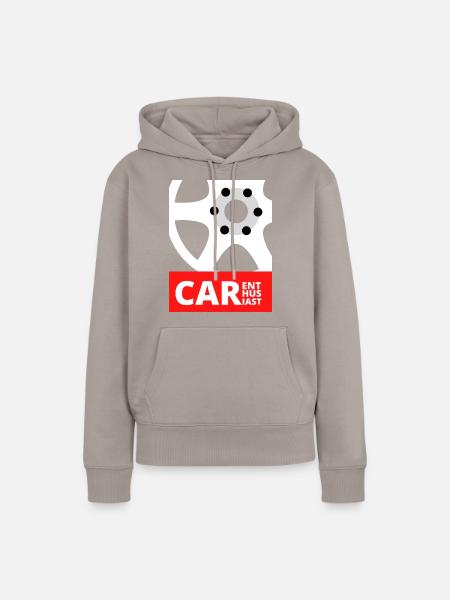 Felgen Design - Frauen Premium Bio Hoodie - Taupe
