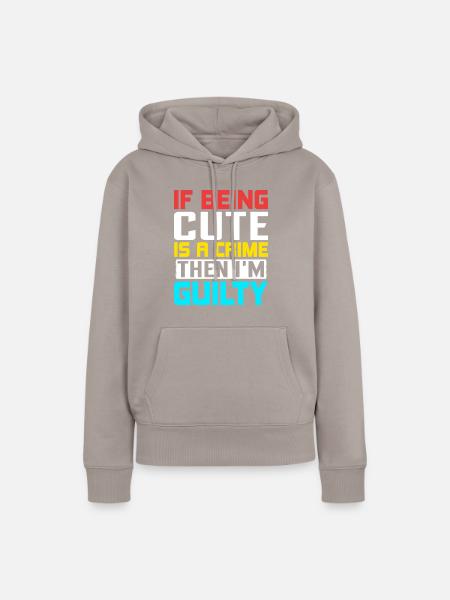 Schuldig - Kripo Polizei Kriminaltechnik - Frauen Premium Bio Hoodie - Taupe