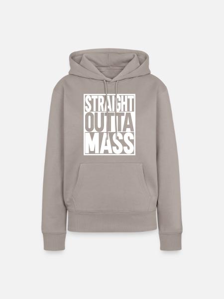 Massachusetts - Frauen Premium Bio Hoodie - Taupe