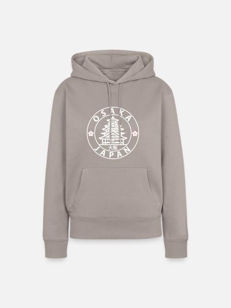 Osaka - Frauen Premium Bio Hoodie - Taupe