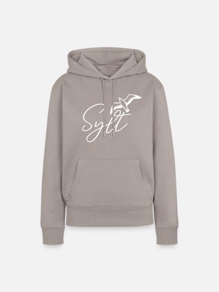 Sylt Möwe - Frauen Premium Bio Hoodie - Taupe