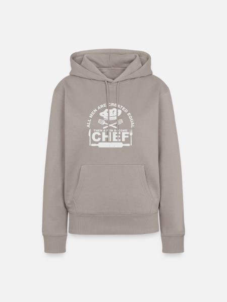 Chefkoch - Frauen Premium Bio Hoodie - Taupe