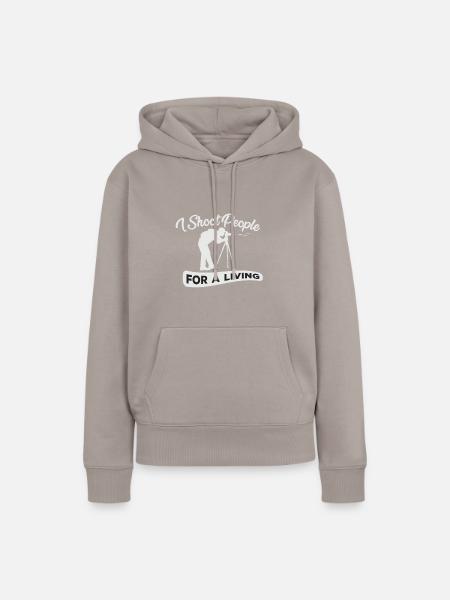 Fotograf - Frauen Premium Bio Hoodie - Taupe
