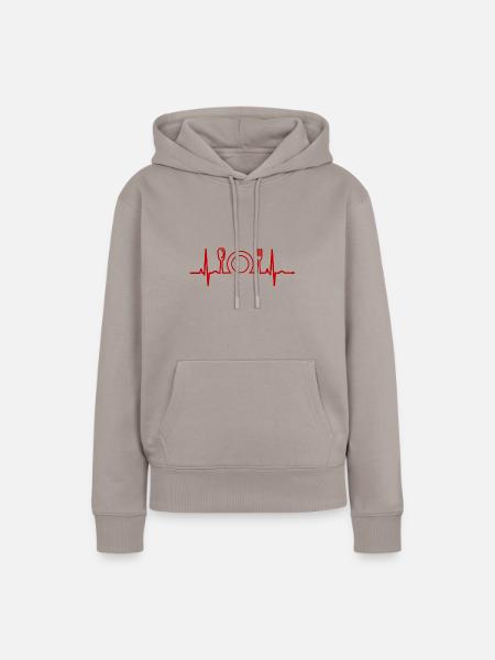 Restaurant - Frauen Premium Bio Hoodie - Taupe