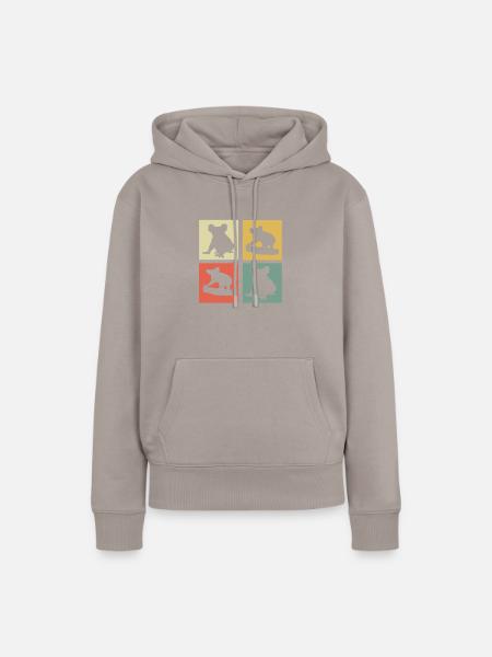 Koalabär - Frauen Premium Bio Hoodie - Taupe
