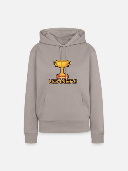 Winner - Frauen Premium Bio Hoodie - Taupe