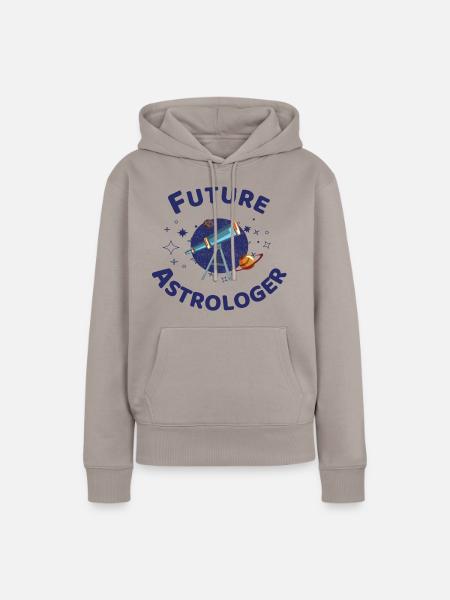 Future Astrologer - Frauen Premium Bio Hoodie - Taupe