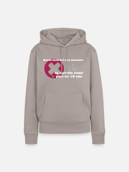 + 18 dk - Frauen Premium Bio Hoodie -