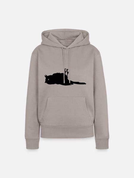 Vogel tot bird dead - Frauen Premium Bio Hoodie - Taupe