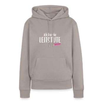 Ich bin die Leitstute Pferd Tierliebe Geschenk - Frauen Premium Bio Hoodie - Taupe - Vorne - Julia (174cm)