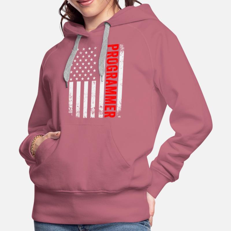 Programmierer Entwickler Programmierer Programmieren IT Computer Frauen Premium Bio Hoodie
